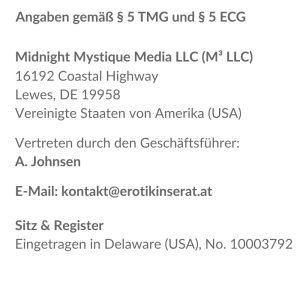 Erotikinserat.at | Impressum